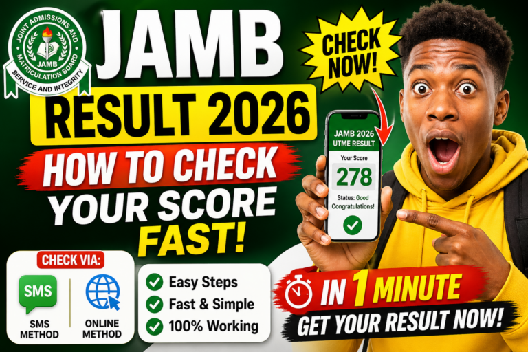 How to Check JAMB Result 2026 and Next Steps
